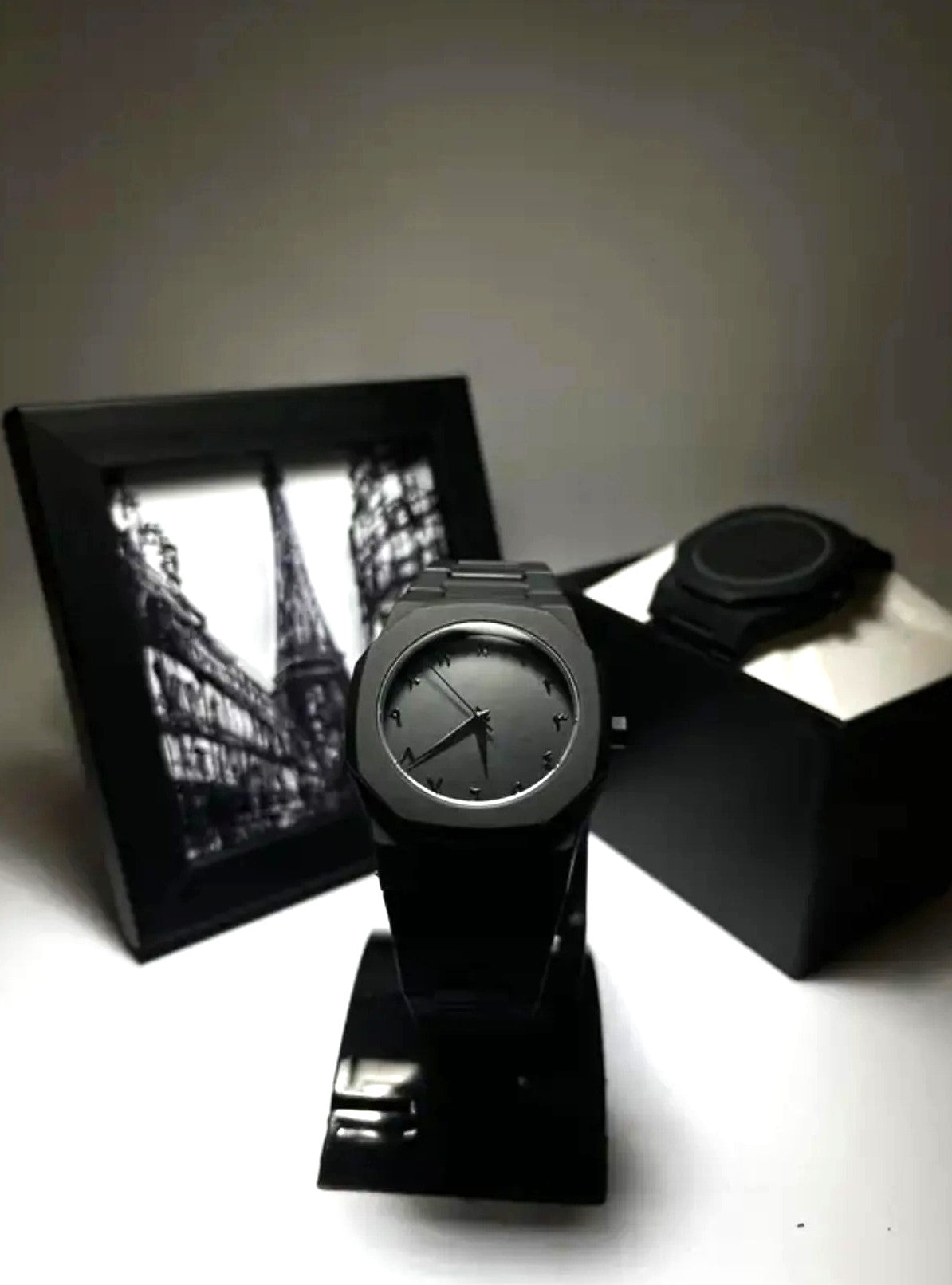 New Trendy Full Black Aura Quartz Watch | Classy Design With Premium Quality Finish | Hot Pick – Analog Watch For Men |