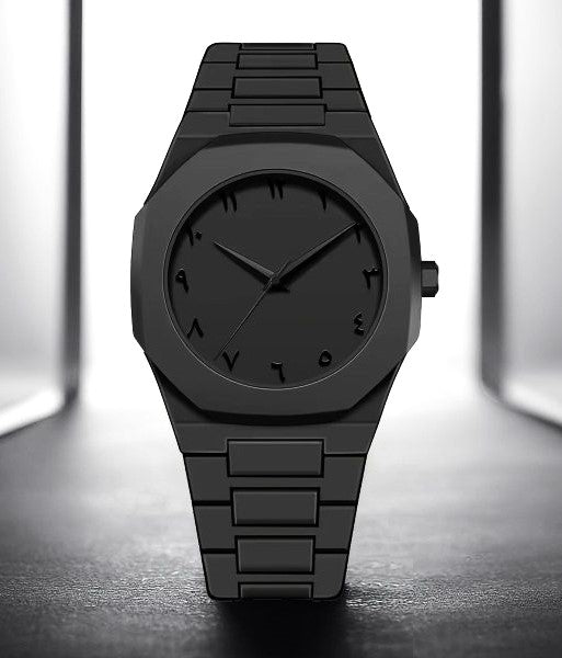 New Trendy Full Black Aura Quartz Watch | Classy Design With Premium Quality Finish | Hot Pick – Analog Watch For Men |