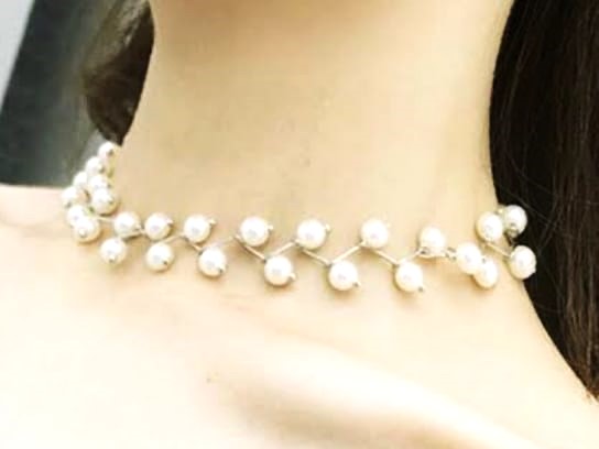 New Trendy Style Zig Zag Choker Necklace With Earrings | Elegant Look Set With Limited Stock
