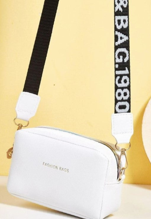 Elegant Chic PU Leather Crossbody Bag With Wide Strap | Versatile Small Shoulder Bag | Unique Choice for Women