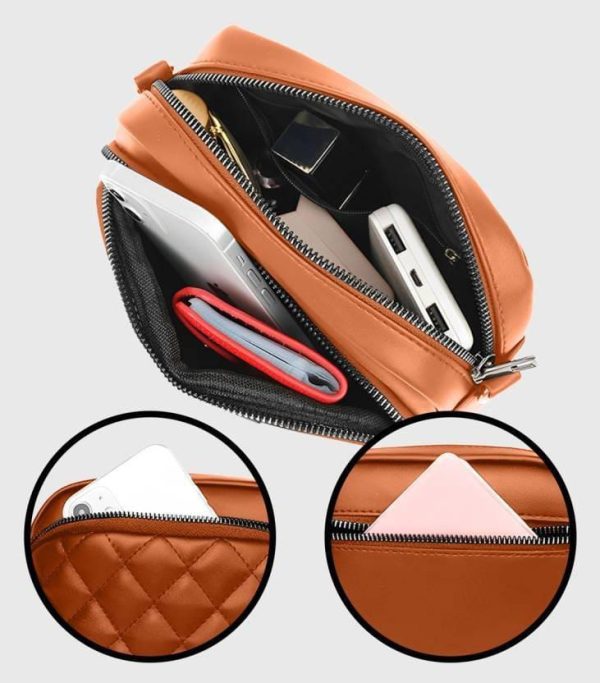 Modern Embroidered Crossbody Bag | Sophisticated Women's Shoulder Bag | Must-Have Fashion Accessory