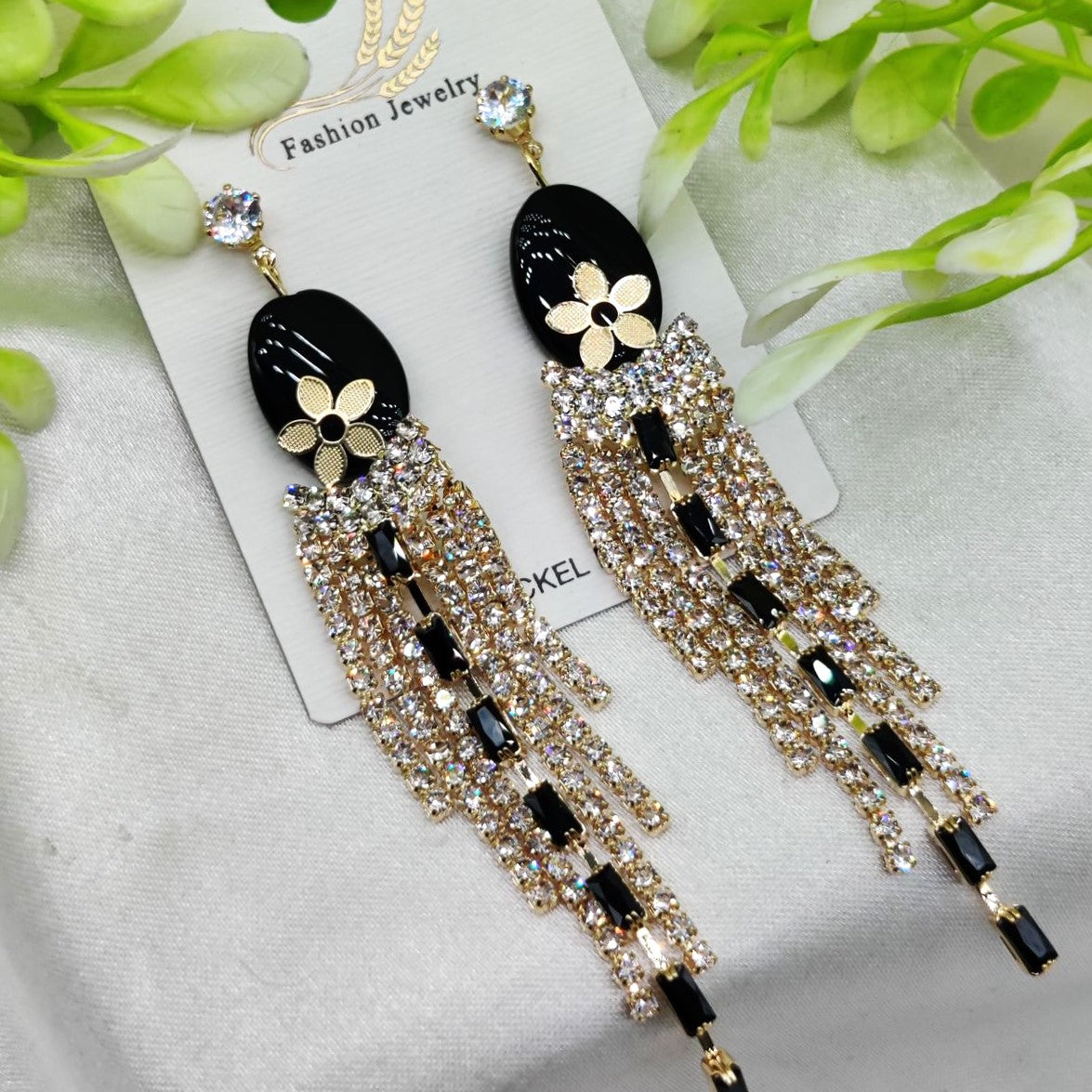 Imported Glamorous Long Tassel Earrings| Luxurious Look Earrings for Girls & Women