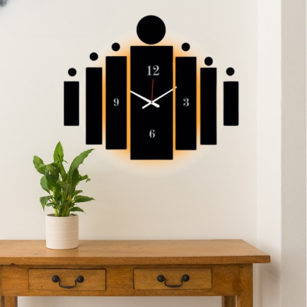Modern 3D Tile Wall Clock | Innovative 3D Tile Design | Unique Home Decor Timepiece