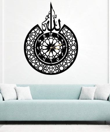 Exquisite 3D Wooden Wall Decor Clock | Modern & Stylish Home Accent | Lightwieght & Unique