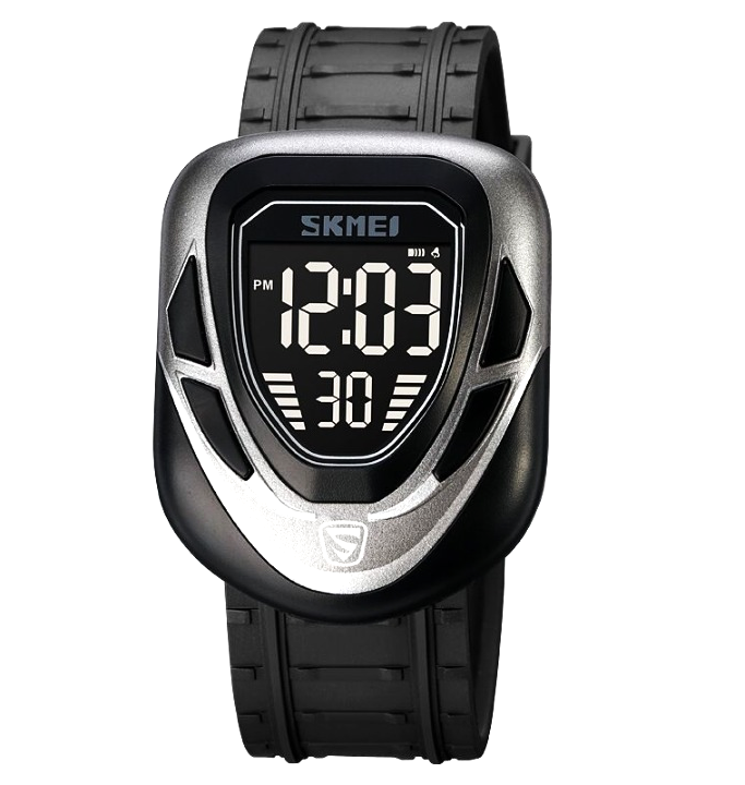 SKMEI 1833 Cool Digital Sports Watch | Led Display, Waterproof, Multi-Time Zone, Stopwatch, Alarm, Backlight | Trendy and Durable Watch for Casual Wear