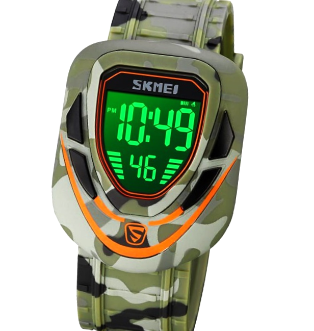 SKMEI 1833 Cool Digital Sports Watch | Led Display, Waterproof, Multi-Time Zone, Stopwatch, Alarm, Backlight | Trendy and Durable Watch for Casual Wear