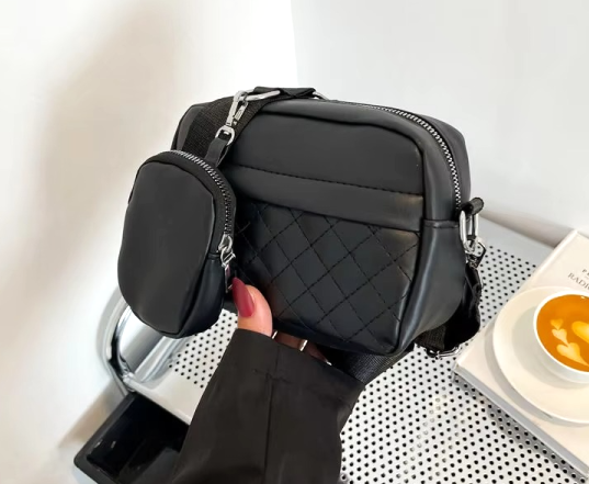 New Modern Style Convertible Mini Crossbody | Sleek & Minimalist Compact Shoulder Bag for Everyday Use