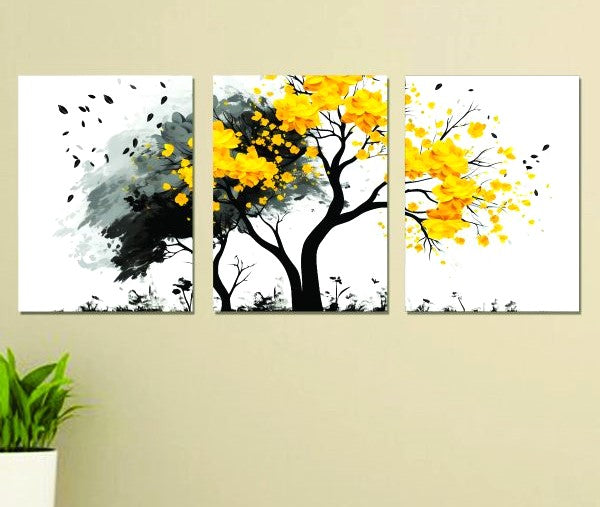 Gallery-Style Wooden Phototile Wall Art | 3 Pcs Wall Decor Frame Set