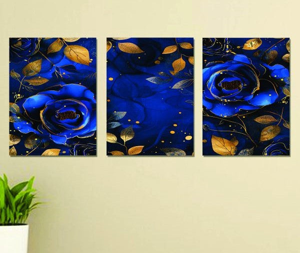 Gallery-Style Wooden Phototile Wall Art | 3 Pcs Wall Decor Frame Set