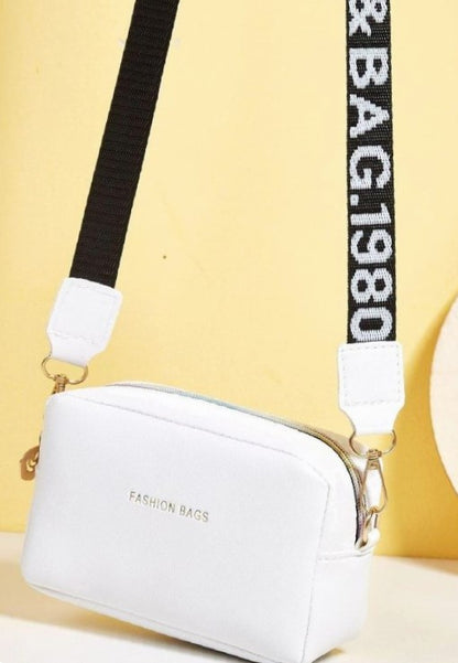 Elegant Chic PU Leather Crossbody Bag With Wide Strap | Versatile Small Shoulder Bag | Unique Choice for Women