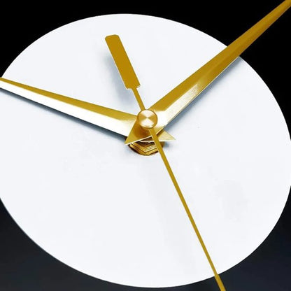 Unique @ Symbol Wooden Wall Clock - Contemporary Living Room Statement | Stylish Home Office & Bedroom Decor