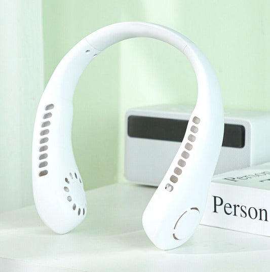 Ultra-Portable Bladeless Neck Fan | Electric Wireless USB Mini Personal Cooler for Ultimate Comfort
